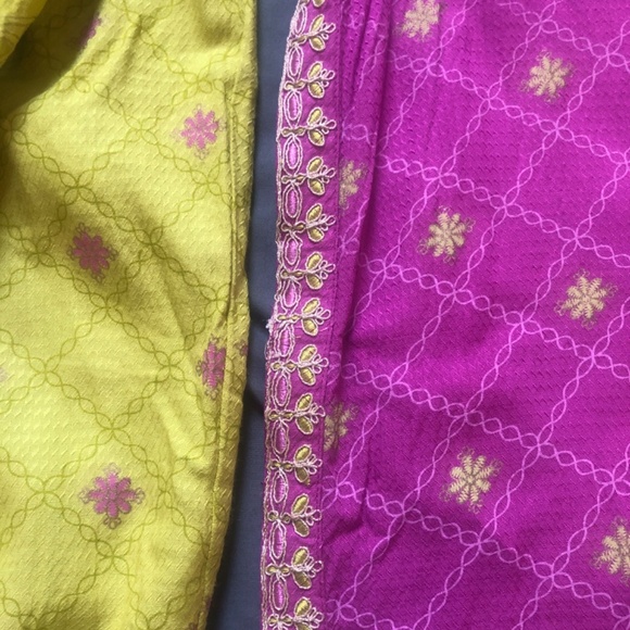 3 PCs set Indian dress comes with salwar, Kurtha and shawl - Picture 4 of 7